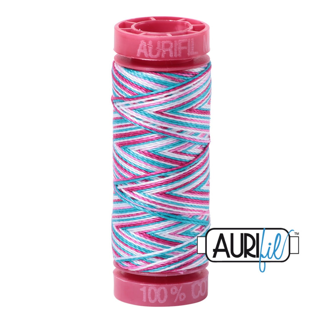 Berrylicious - Variegated (4647) | 12wt Small Spool (50M / 54Y) | Aurifil Thread